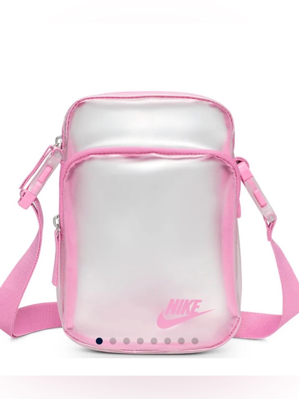 Nike Pink Clear Crossbody Bag